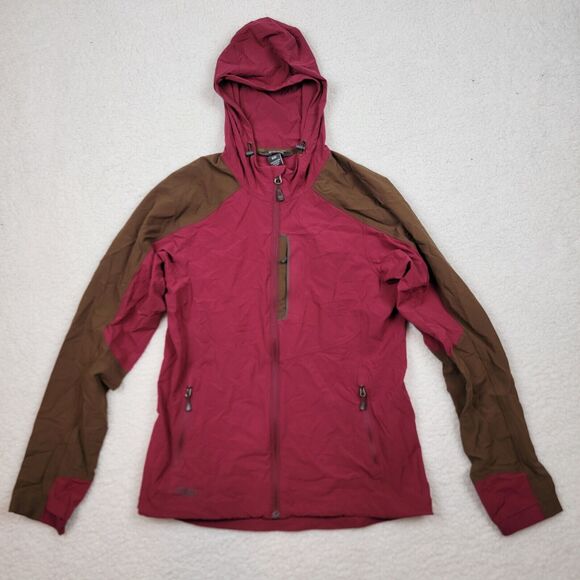 Outdoor Research Womens Ferrosi Hooded Jacket Size Medium Pink Hiking Stretch - Picture 1 of 7